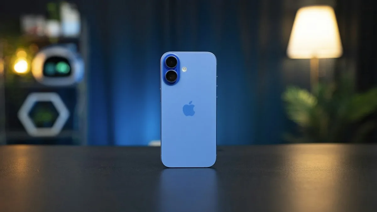 A close up of an iPhone resting on a table