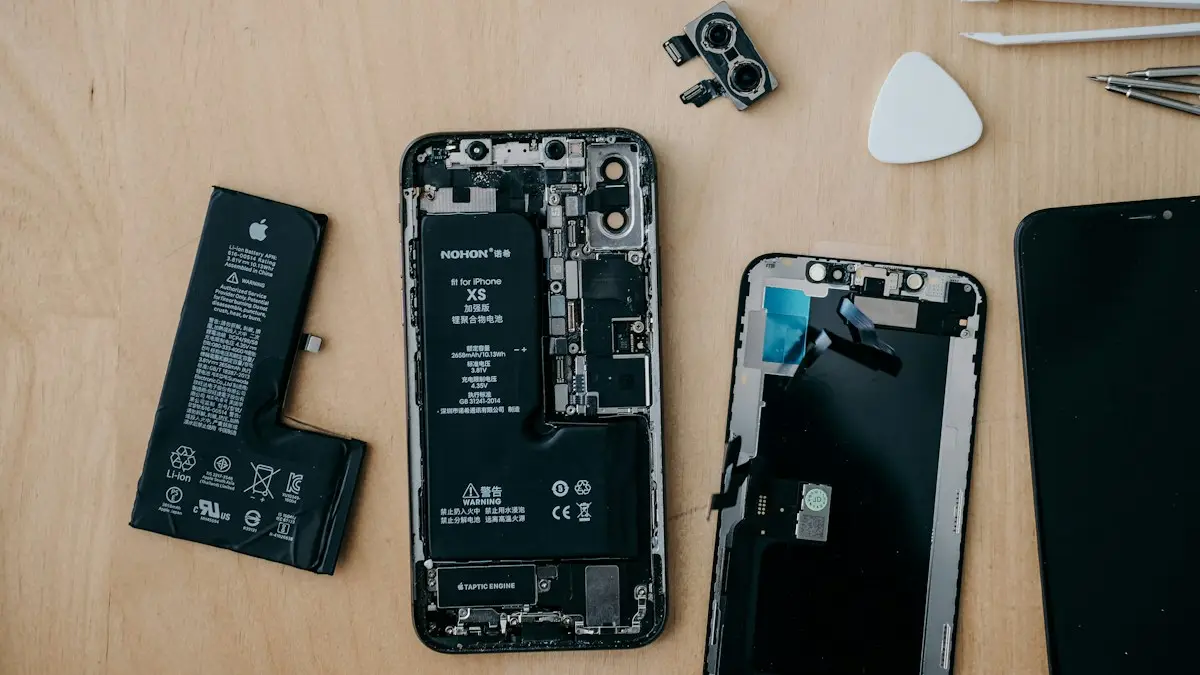 Black and white electronic devices