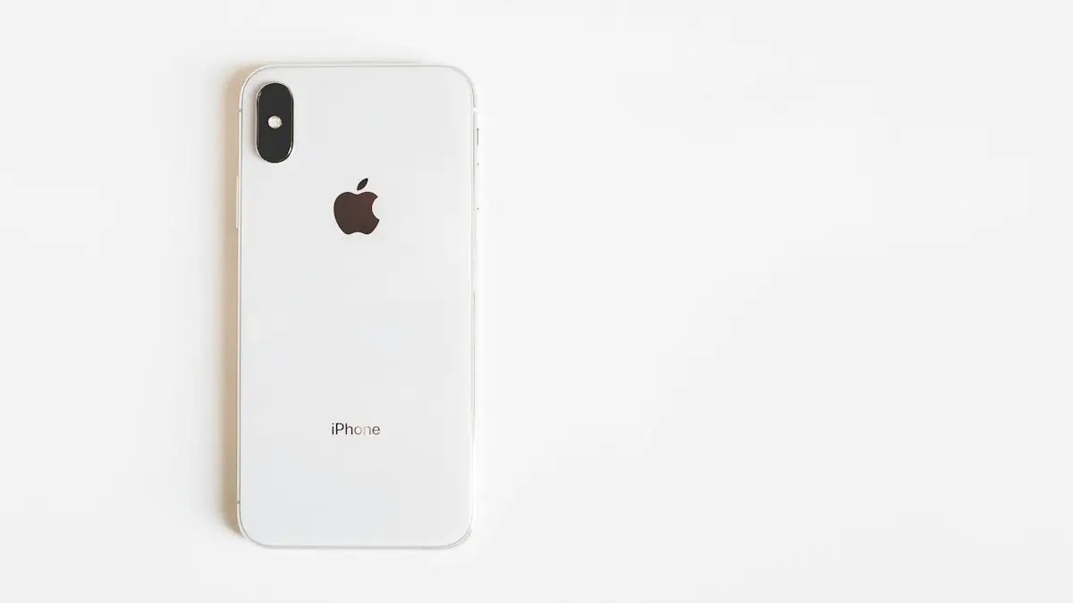 Silver iPhone X
