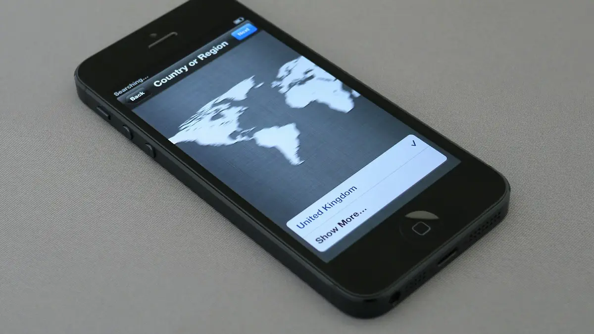 Black iPhone 5